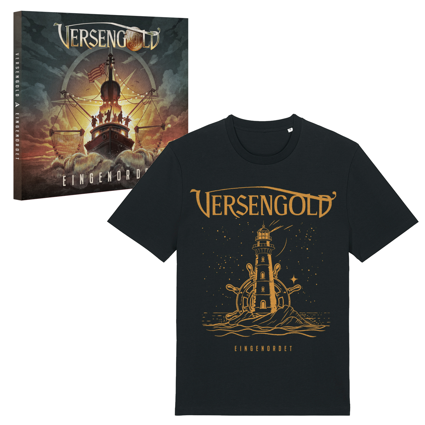 "Eingenordet" CD + T-Shirt (unisex) Bundle | Versengold
