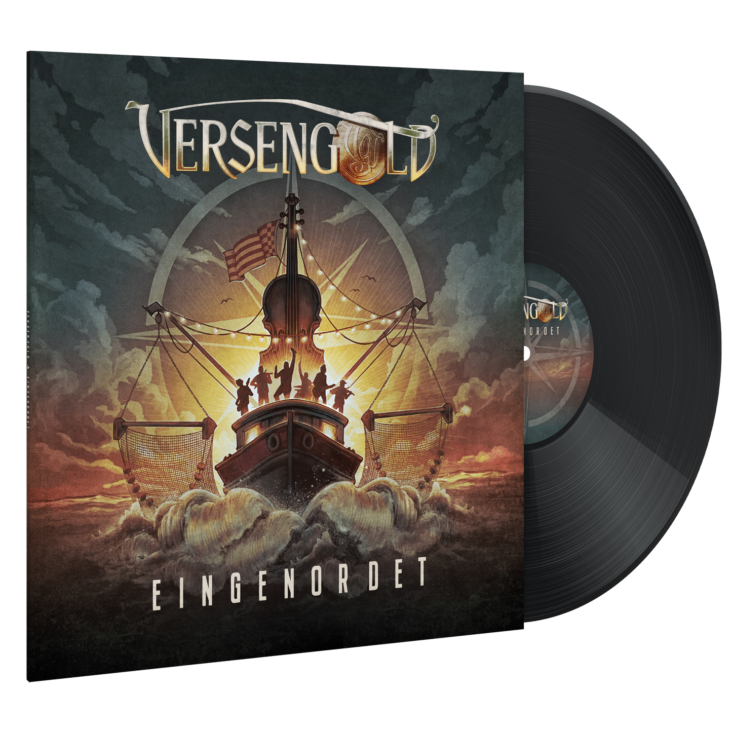 "Eingenordet" Vinyl + T-Shirt (tailliert) Bundle | Versengold