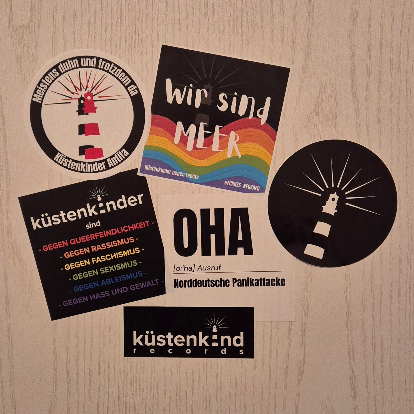 Stabiles Sticker-Set