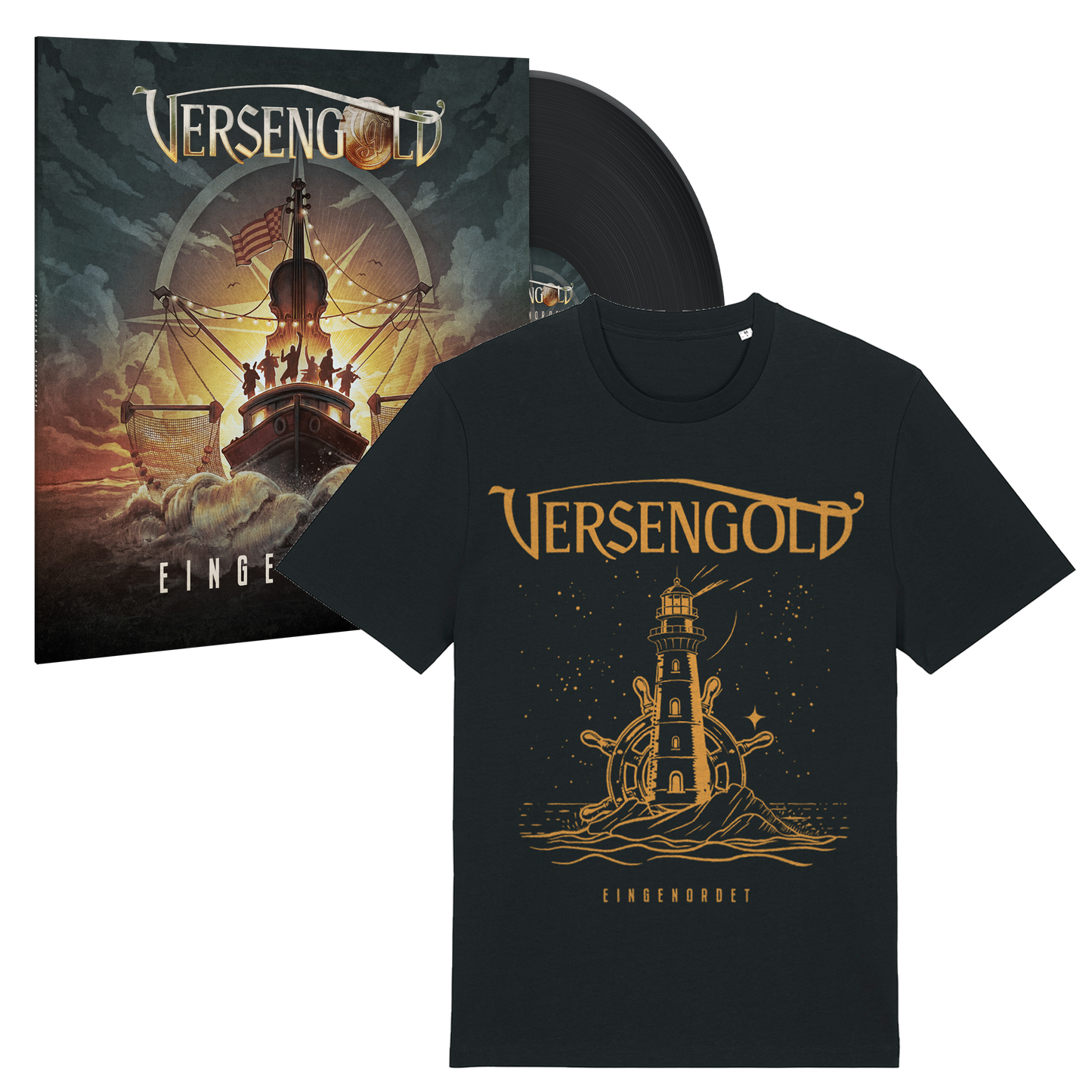 "Eingenordet" Vinyl + T-Shirt (unisex) Bundle | Versengold