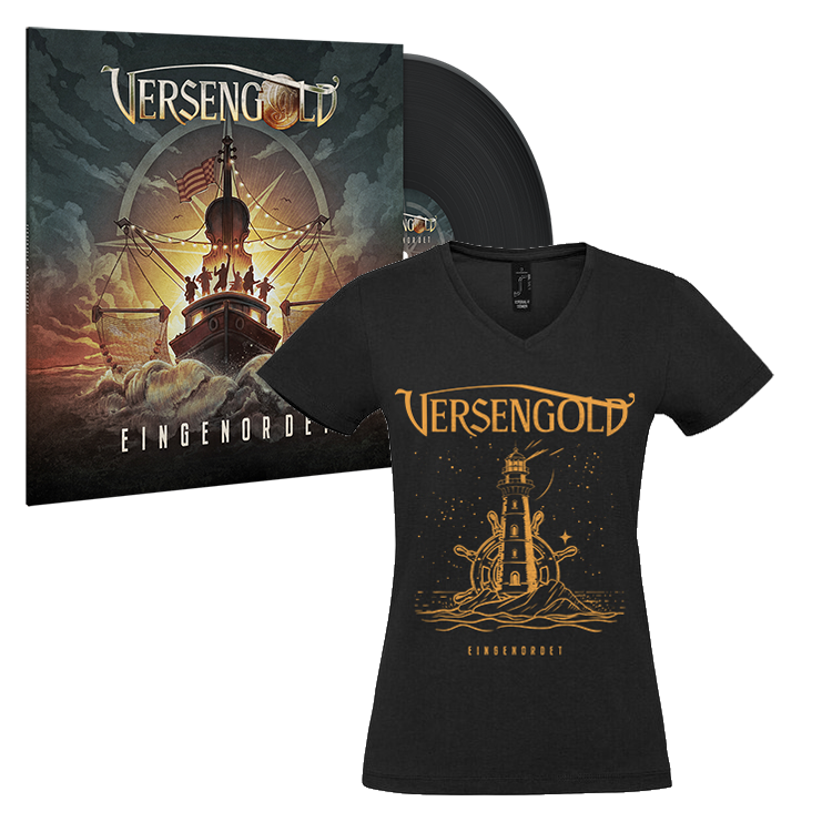 "Eingenordet" Vinyl + T-Shirt (tailliert) Bundle | Versengold