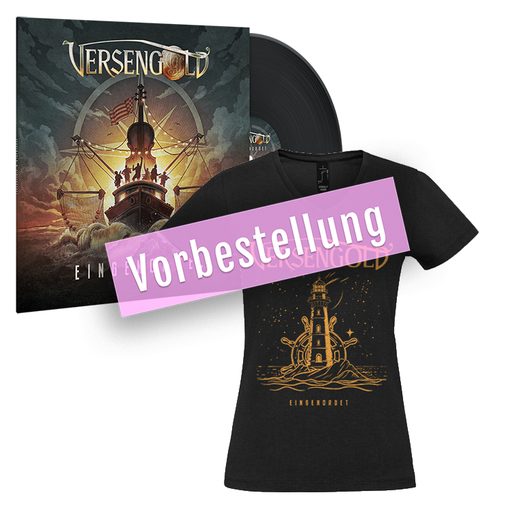 "Eingenordet" Vinyl + T-Shirt (tailliert) Bundle | Versengold