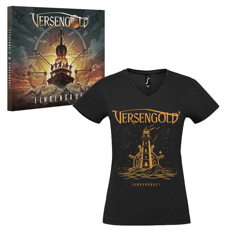 "Eingenordet" CD + T-Shirt (tailliert) Bundle | Versengold