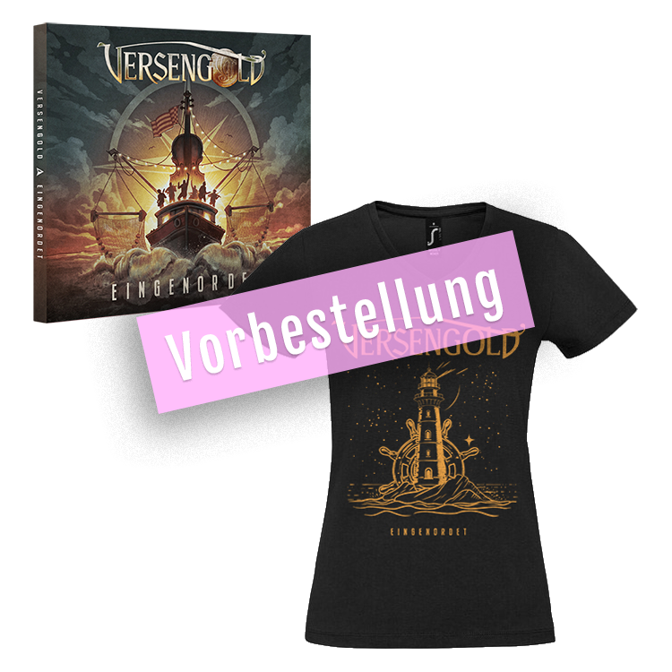 "Eingenordet" CD + T-Shirt (tailliert) Bundle | Versengold