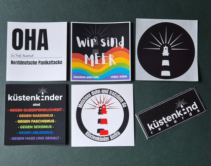 Stabiles Sticker-Set