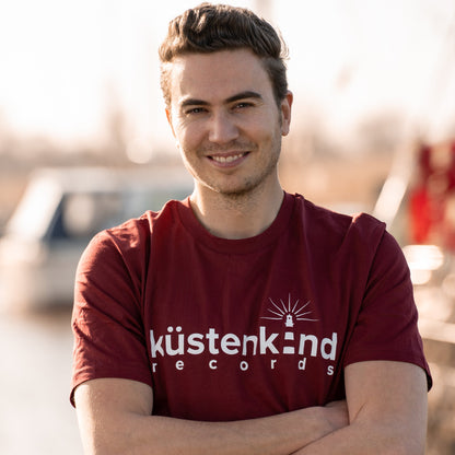 Logo T-Shirt weinrot