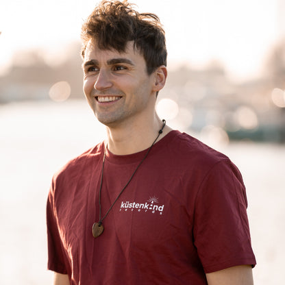 Leuchtturm T-Shirt weinrot